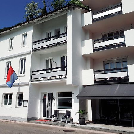 Hotel Garni Battello Melide Exterior foto