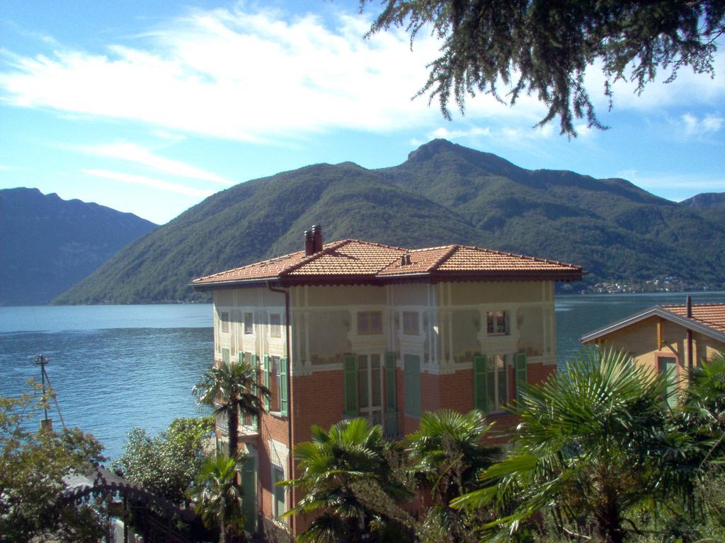 Hotel Garni Battello Melide Exterior foto