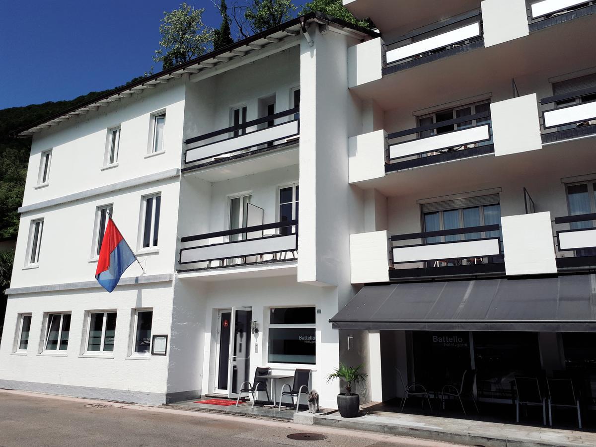 Hotel Garni Battello Melide Exterior foto